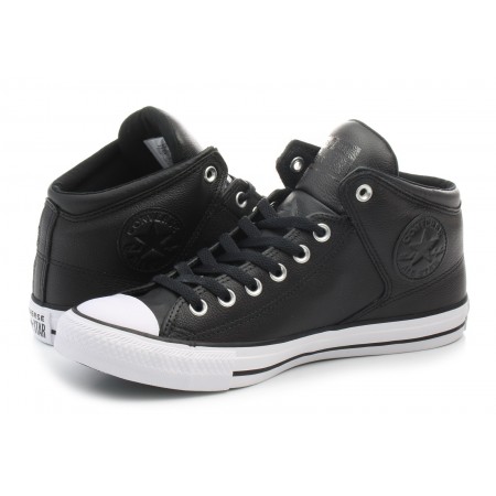 Chuck Taylor All Star High Street Leather-Black